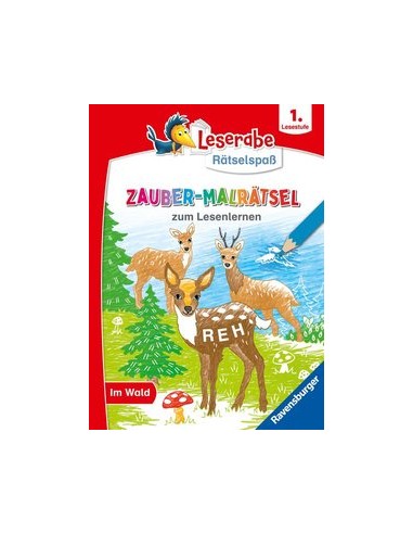 Ravensburger Leserabe Zauber-Malrätsel zum Lesenlernen