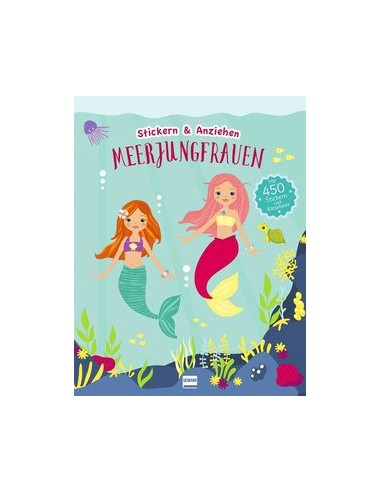 Meerjungfrauen (Anziehpuppen, Anziehpuppen-Sticker), mit 450 Beilage