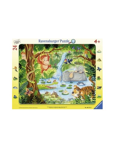 Ravensburger Kinderpuzzle - 06171 Dschungelbewohner