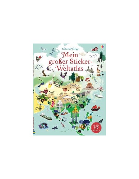 Mein großer Sticker-Weltatlas