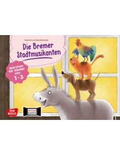Die Bremer Stadtmusikanten. Kamishibai Bildkartenset