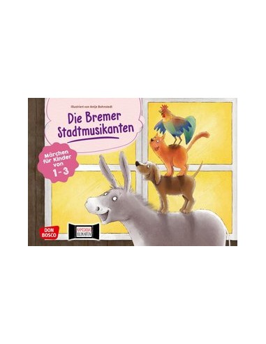 Die Bremer Stadtmusikanten. Kamishibai Bildkartenset