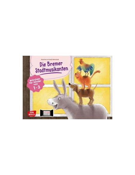 Die Bremer Stadtmusikanten. Kamishibai Bildkartenset