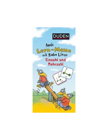 Mein Lern-Memo mit Rabe Linus - Einzahl und Mehrzahl