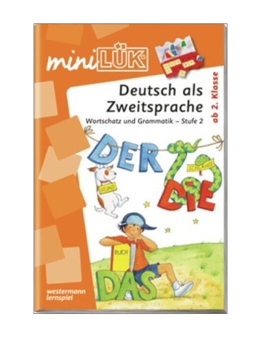 Mini LÜK, Übungshefte, Deutsch als Zweitsprache, Wortschatz und Grammatik - Stufe 2