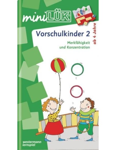 mini LÜK, Übungshefte, Vorschulkinder, Tl.2