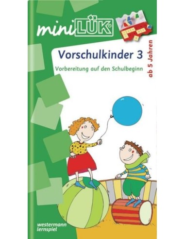 mini LÜK, Übungshefte, Vorschulkinder, Tl.3