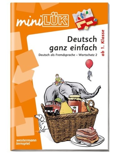 mini LÜK, Übungshefte, Deutsch ganz einfach, Tl.2