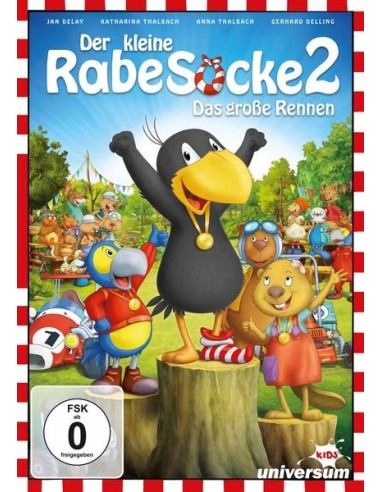 Der kleine Rabe Socke 2 - Das große Rennen, 1 DVD