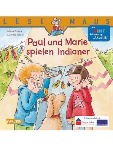 Paul und Marie spielen Indianer