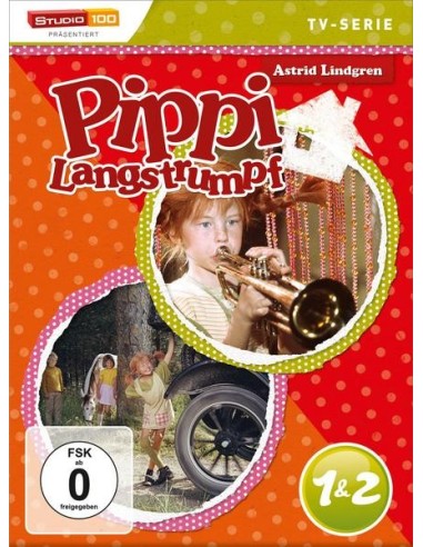 Pippi Langstrumpf TV-Serie, 2 DVD, Tl.1+2