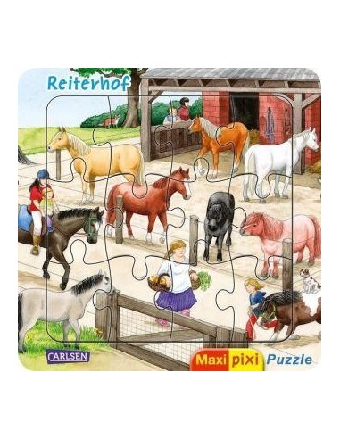 Maxi-Pixi-Puzzle: Reiterhof (Kinderpuzzle)