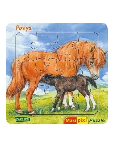 Maxi-Pixi-Puzzle: Ponys (Kinderpuzzle)