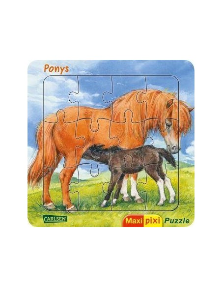 Maxi-Pixi-Puzzle: Ponys (Kinderpuzzle)