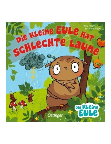 Die kleine Eule hat schlechte Laune