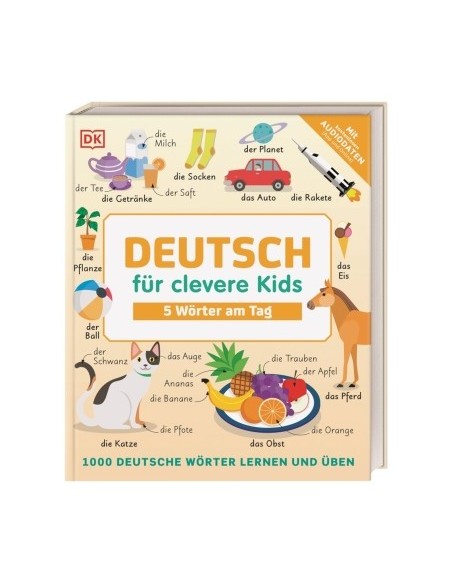Deutsch für clevere Kids - 5 Wörter am Tag