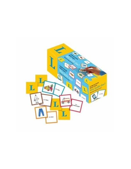 Langenscheidt Memo-Spiel Wie heißt das?" - Memo-Spiel in einer Box mit 200 Karten und Spielanleitung"