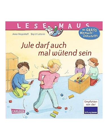 Jule darf auch mal wütend sein